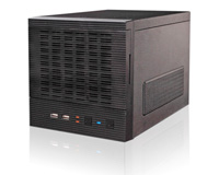 Plataforma NVR de 4 canais IP. Permite upgrade até 64 canais