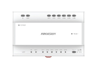 Distribuidor IP vídeo/áudio, 2 fios, 1xRj45 int., 6 saídas