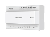 Distribuidor IP vídeo/áudio, 2 fios, 1xRj45 int., 6 saídas