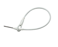 Cordão c/ laço, revestimento plástico,175mm,preto