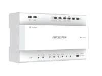 Distribuidor IP vídeo/áudio, 2 fios, 1xRj45 int., 4 saídas
