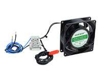 Ventilador com sensor de temperatura. Setpoint 45º