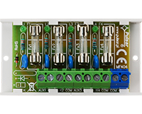 Módulo de fusíveis, 4 canais x 2A