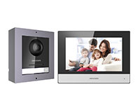 Kit videoporteiro,1 canal, unid interior+exterior+distrib