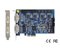 Placa híbrida PCI-E (x4) com 16 ch vídeo + 16 ch áudio, 100s