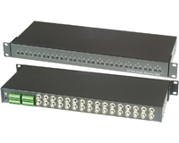 Receptor activo de 1U,16 CH, video loop, montagem rack