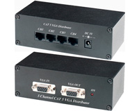 Distribuidor VGA 1/5 em cabo UTP