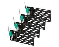 Conjunto de 4 placas Tamper para proteção de racks 19 poleg