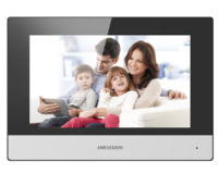 Estação interior IP, touch 7pol TFT LCD,PoE,12Vdc, 8 alarmes