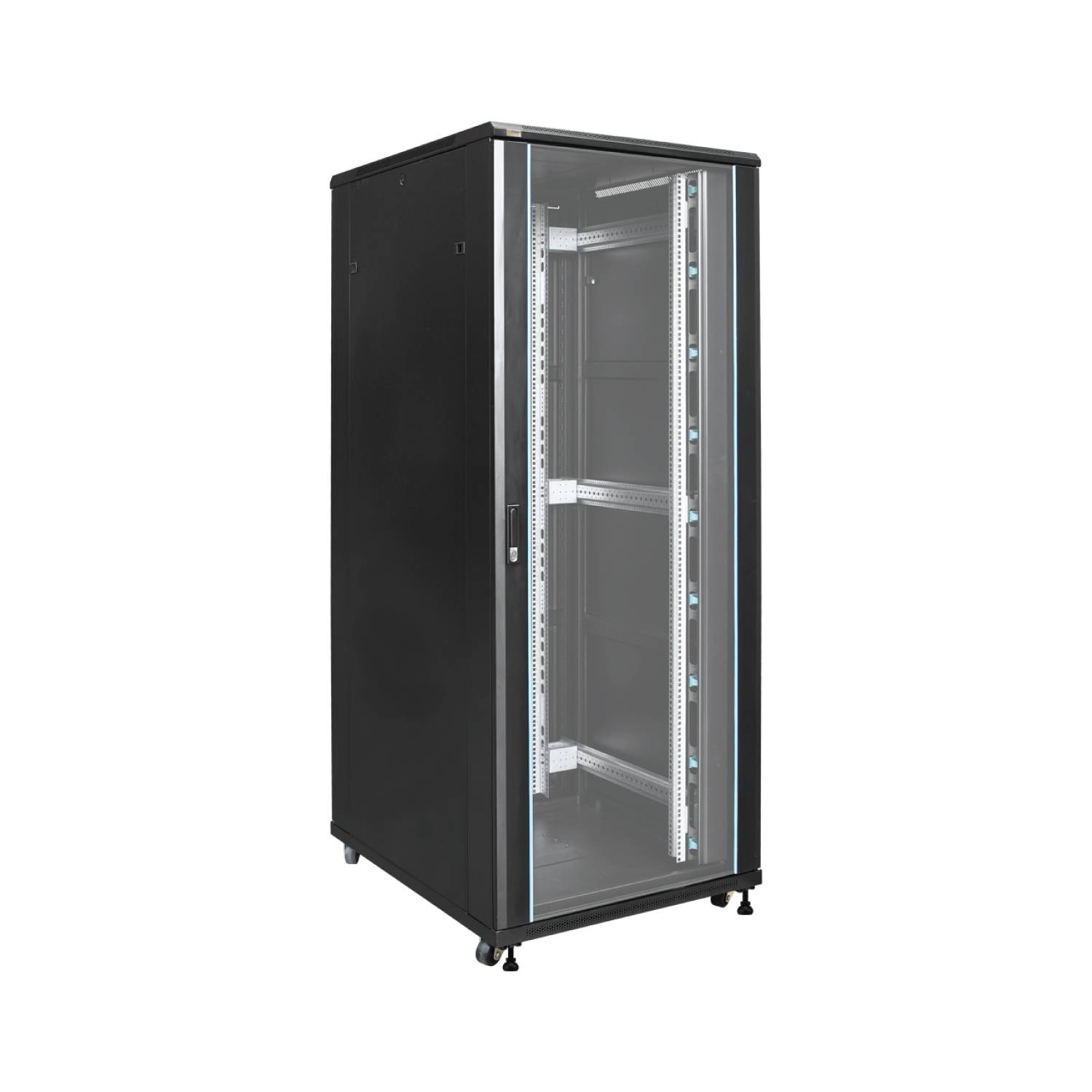 Armário rack 19"x42Ux782mm, montagem de chão, porta,  IP20