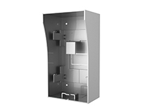 Suporte+caixa de montagem em aço inox,parede, p/série PV13A